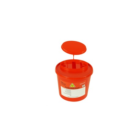 Pojemnik na odpady med., czerwony 1L, 1szt.