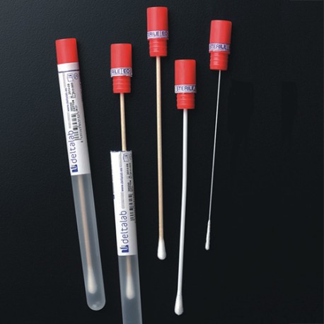 Wymazówka czysta z wacikiem wiskozowym w probówce transportowej, jałowa, 1szt ref:7012200100