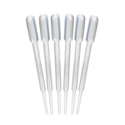 Pipeta typu Pasteura z bańką ssącą 1ml, dł.150mm, kropla 30ml, 500szt/op
