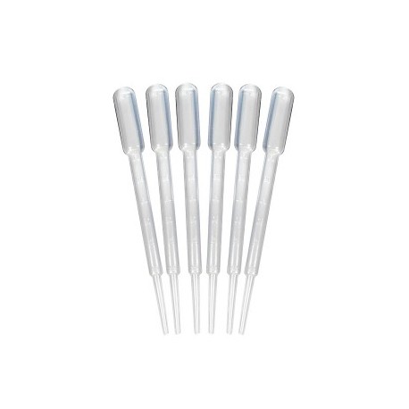Pipeta typu Pasteura z bańką ssącą 1ml, dł.150mm, kropla 30ml, 500szt/op