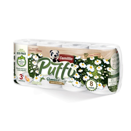 Papier toaletowy Puffi Camilo, 2W, 8rol/opak