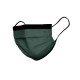 Maseczka medyczna Opharm, 3W, ciemna zielona, 50szt/op