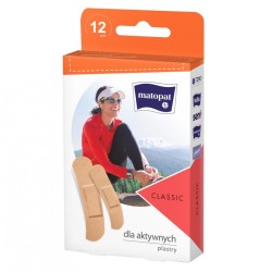 Zestaw plastrów materiałowych Classic 12szt/op