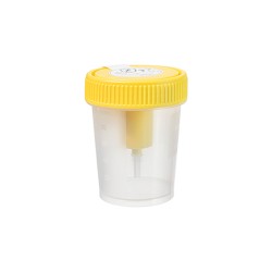 Pojemnik do zbierania moczu Vacuette 100ml (zakrętka z urzadzeniem transferującym) żółty, sterylny, 1szt 724321