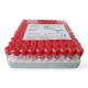 Probówka kapilarna z lejkiem, aktywator krzepnięcia plast., CDR 0,5ml, 8x45mm, 100szt/op
