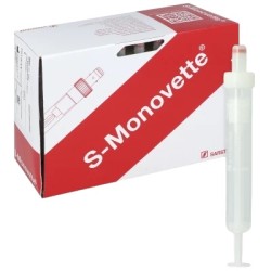 Probówka S-Monovette z aktywatorem krzepnięcia, REF:01.1601, 7,5ml 15x92mm, 50szt/op