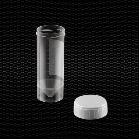 Pojemnik na Płyny ustrojowe PP z białą nakrętką , niejałowy, 30ml, 1szt. Ref: 381448