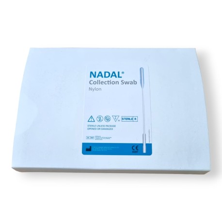 Wymazówka czysta do nosogardzieli, flokowana bez probówki, 50szt./op.