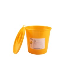 Pojemnik na odpady medyczne Intergos 2L - Żółty, 1szt.