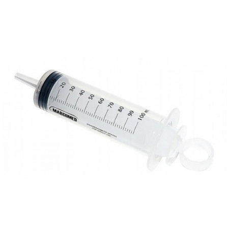 Strzykawka 3cz. z prostą końcówką Margomed 100ml, 1 szt.