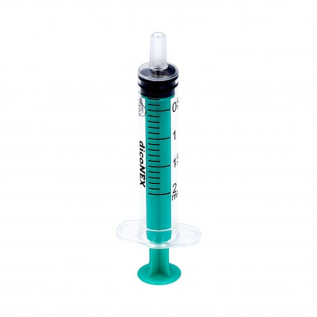Strzykawka DicoNex, 3cz. luer slip 2ml, 100szt./op. Ref: 002ML-3CZ-BL