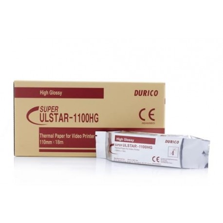 Papier do videoprintera USG DURICO SU-1100HG (110mm x 18m), 1 rol.
