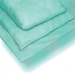 Pościel z włókniny 25G Softmed (poszwa, poszewka, prześcieradło) zielona, 1 kpl.