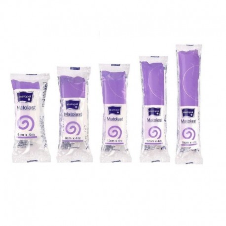Bandaż elastyczny podtrzymujący MATOLAST 12cm x 4m, 1 szt.