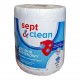 Ręcznik papierowy w roli MIDI, ze środkiem dezynfekującym Sept&Clean (20cmx100m), 1rol., Ref: 1.03.430