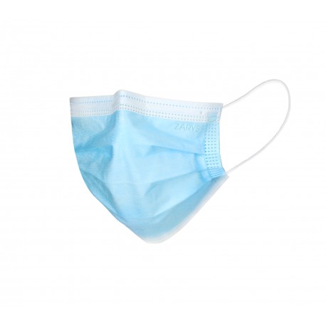 Maseczka chirurgiczna BETAtex, 3W z włókniny z gumką niebieska, 50szt./op., Ref: BT-046-31B