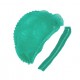 Czepek z gumką typu "clip", zielony, 100szt./op.
