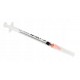 Strzykawka insulinowa KD-JECT III 1ml (U100) z igłą nakładaną, 29G (0,33x12mm), 100szt./op.