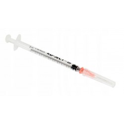 Strzykawka insulinowa KD-JECT III 1ml (U100) z igłą nakładaną, 29G (0,33x12mm), 100szt./op.