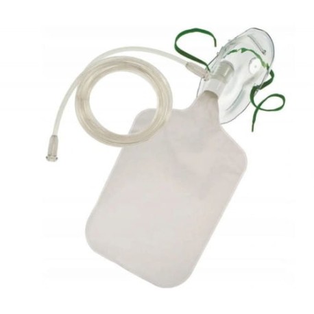 Maska tlenowa z workiem i drenem Bestmed (rozm. L), 1szt.