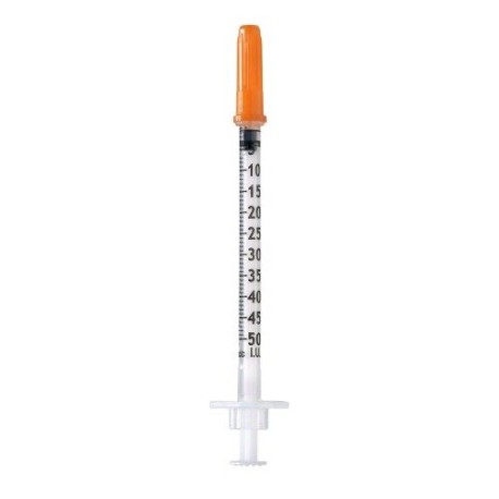 Strzykawka insulinowa BD Micro-Fine Plus 0,5ml (U100) z igłą, 30G (0,30x8mm), 10szt./op.