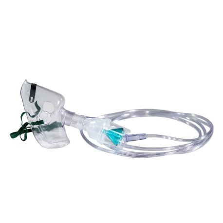 Maska tlenowa z nebulizatorem i drenem Intergos (rozm. L), 1szt.