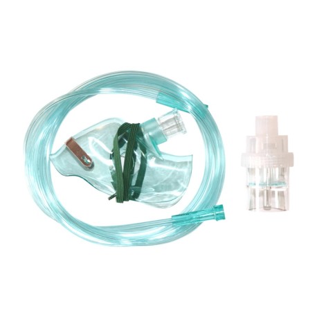 Maska tlenowa z nebulizatorem i drenem Emtim (rozm. XL), 1szt. Ref: E-MTN-XL