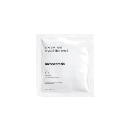 Mesoestetic Age Element Crystal Fiber Mask 40ml, maska oczyszczająca w płacie, 1szt.