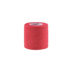 Bandaż Kohezyjny, uniwersalny Non-Woven Economic, Czerwony (5cmx4.5m), 1szt.