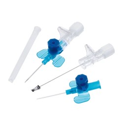 Wenflon, kaniula dożylna B. Braun Vasofix Safety Pur 22G 0,9x25 niebieski