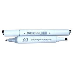 Marker, pisak laboratoryjny IERS® (dwustronny), czarny, 1szt.