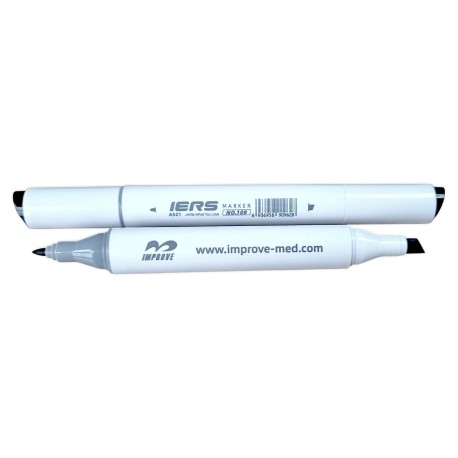 Marker, pisak laboratoryjny IERS® (dwustronny), czarny, 1szt.