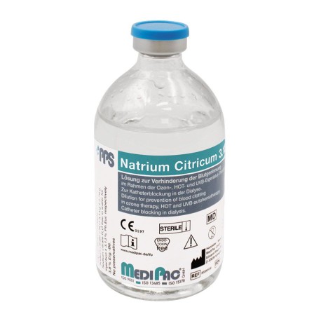 Cytrynian sodu - roztwór, ampułka 100ml [Data ważności: 2027.03.27]
