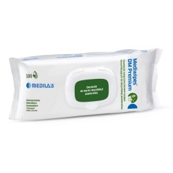 Chusteczki nasączone dezynfekująco-myjące, Medwipes DM, 100szt/op