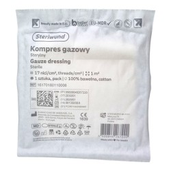 Kompres gazowy Steriwund (1m2) 17N, sterylny, gaza, 1szt.