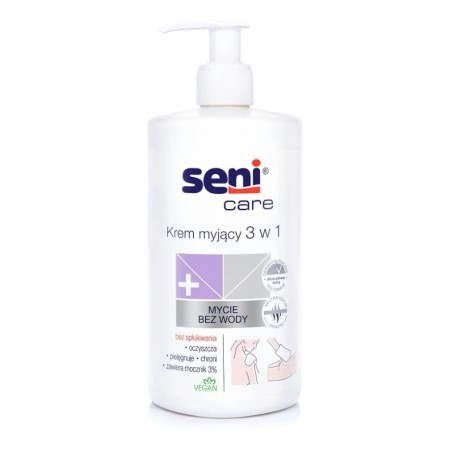 Seni Care Krem myjący 3w1 3% Urea, 1000ml, 1szt.