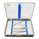 Kaseta do sterylizacji narzędzi, perforowana, na 10 instrumentów - 1szt.