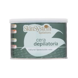 Wosk do depilacji w puszce, Azulenowy, 400ml