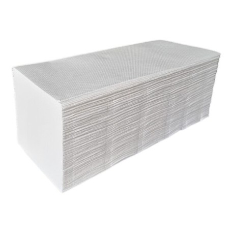 Ręcznik ZZ celulozowy QUALITA (25x11x10cm) 2W, Biały, 3000szt./karton