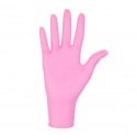 Rękawice nitrylowe Nitrylex® Pink PF (Rozm. L), 100szt./op.