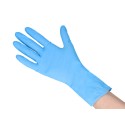 Rękawice nitrylowe bezpudrowe EasyCare Long (Rozm. L), przedłużony mankiet, niebieskie, 100szt./op.
