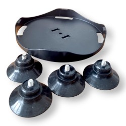 Uniwersalna nakładka, płyta górna VT1.3 do wytrząsarki z kompletem (4szt.) przyssawek