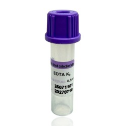 Probówka kapilarna 0,5ml z EDTA K2 z lejkiem, 100szt./op.