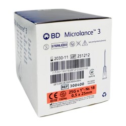 Igła iniekcyjna BD 0,5x25mm, opak.100szt