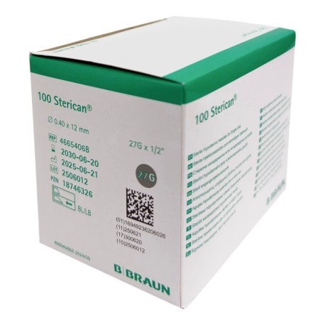 Igła B. Braun Sterican 27G (0,4x12mm), 100szt/op