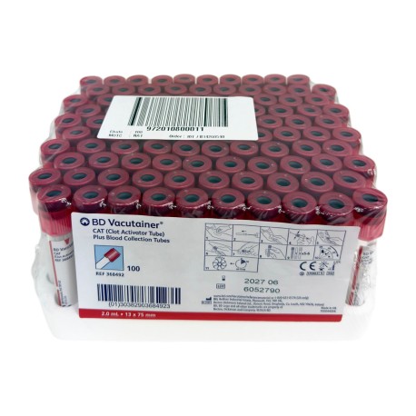 Probówka z aktywatorem krzepnięcia BD Vacutainer 2ml, 100szt./op.
