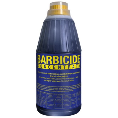 Barbicide, koncentrat do profesjonalnej dezynfekcji narzędzi, 1900ml