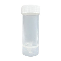 Pojemnik na Płyny ustrojowe PP z białą nakrętką , niejałowy, 30ml, 1szt. Ref: 381448
