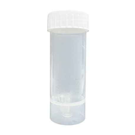 Pojemnik na Płyny ustrojowe PP z białą nakrętką , niejałowy, 30ml, 1szt. Ref: 381448