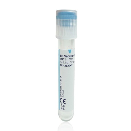 Probówka z cytrynianem sodu (koagulologia) BD Vacutainer 1,8ml, 100szt./op.